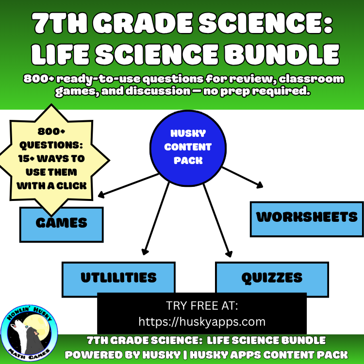 7th Grade Life Science Pack